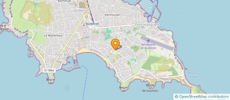 localisation de l'entreprise MONSIEUR FABIEN RIVIER à QUIBERON