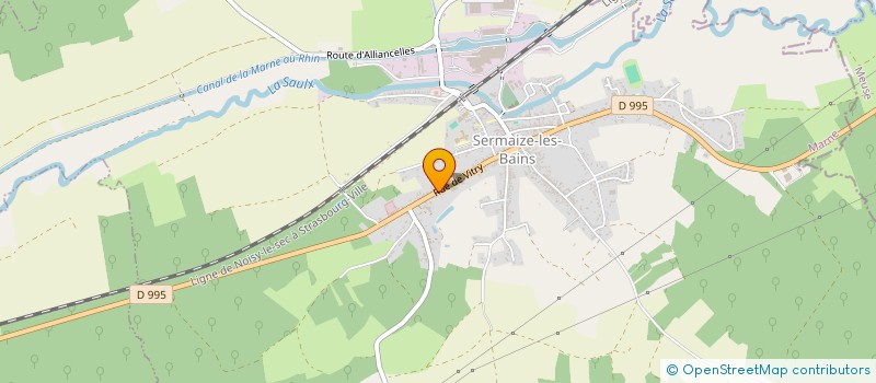 localisation de l'entreprise MONSIEUR FABIEN RIZZATO  SERMAIZE-LES-BAINS