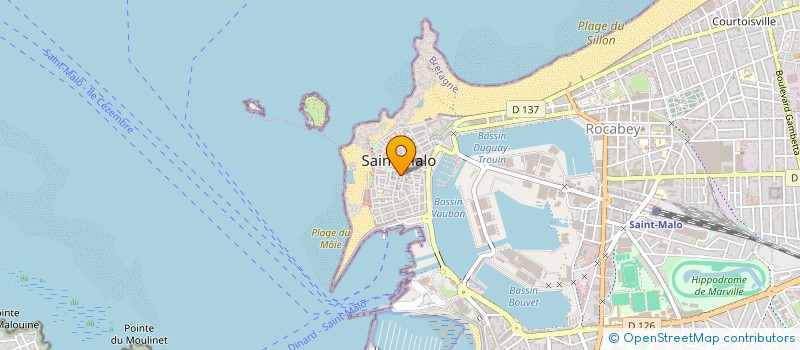 localisation de l'entreprise MONSIEUR FABIEN ROBERT à SAINT-MALO
