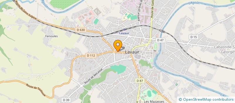 localisation de l'entreprise MONSIEUR FABIEN ROBERT  LAVAUR