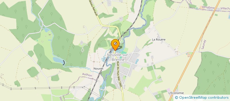 localisation de l'entreprise MONSIEUR FABIEN ROBERT  LES HERMITES