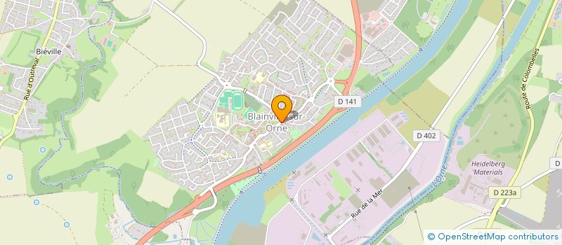 localisation de l'entreprise MONSIEUR FABIEN ROBERT DUVAL  BLAINVILLE-SUR-ORNE