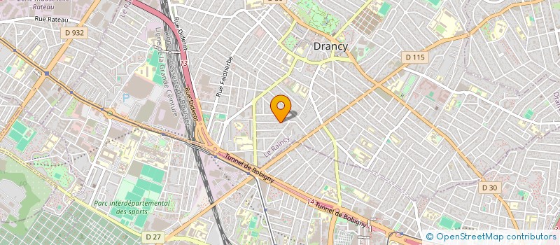 localisation de l'entreprise MONSIEUR FABIEN ROBIN à DRANCY
