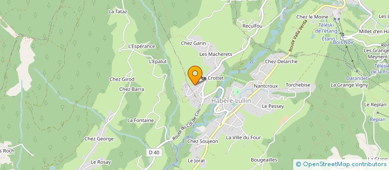 localisation de l'entreprise MONSIEUR FABIEN ROBINEAU  HABERE-LULLIN