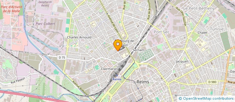 localisation de l'entreprise MONSIEUR FABIEN ROBINET  REIMS