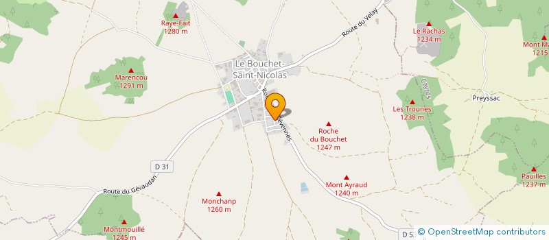 localisation de l'entreprise MONSIEUR FABIEN ROCHEDY  LE BOUCHET-SAINT-NICOLAS