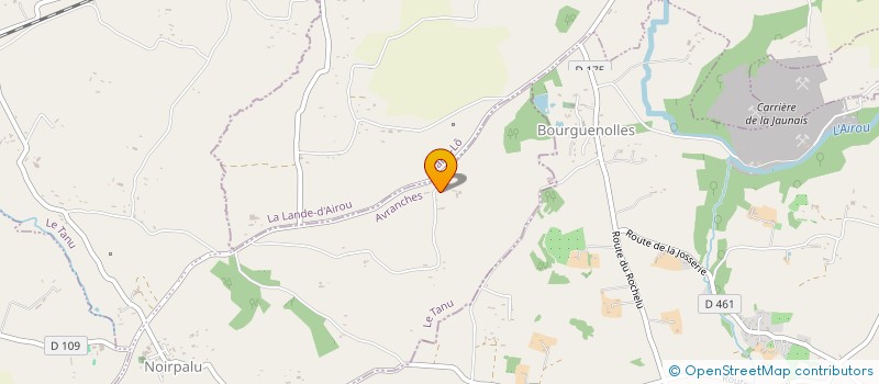 localisation de l'entreprise MONSIEUR FABIEN ROGER  LE TANU