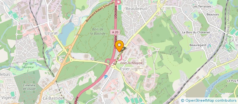 localisation de l'entreprise MONSIEUR FABIEN ROIG à LIMOGES