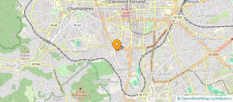 localisation de l'entreprise MONSIEUR FABIEN ROLLANDT à CLERMONT-FERRAND