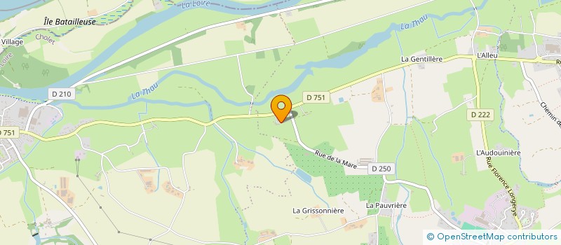 localisation de l'entreprise MONSIEUR FABIEN ROLLET  MAUGES-SUR-LOIRE