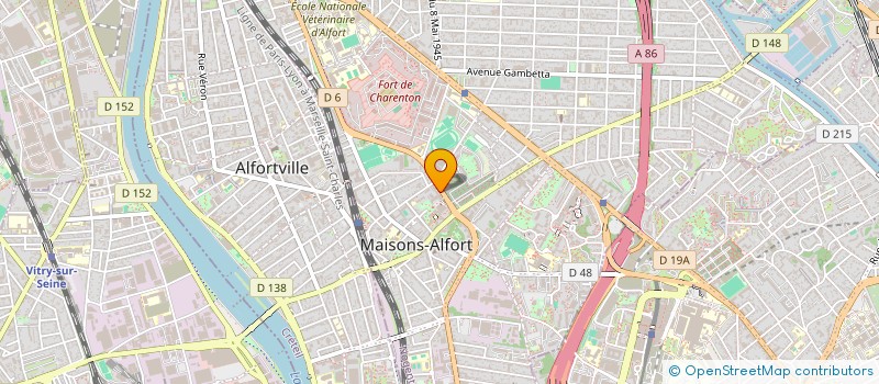localisation de l'entreprise MONSIEUR FABIEN RONDEAU à MAISONS-ALFORT