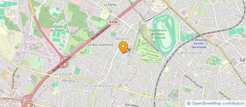 localisation de l'entreprise MONSIEUR FABIEN ROOZBEHI  EYSINES