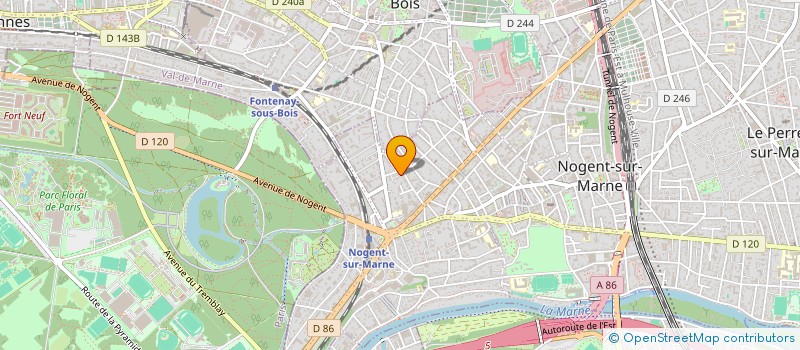 localisation de l'entreprise MONSIEUR FABIEN ROQUES à NOGENT-SUR-MARNE