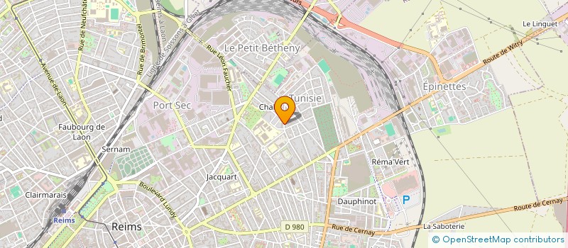 localisation de l'entreprise MONSIEUR FABIEN ROQUES  REIMS