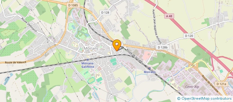 localisation de l'entreprise MONSIEUR FABIEN ROSELLI  MOIRANS