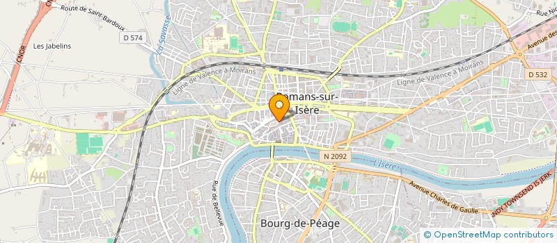 localisation de l'entreprise MONSIEUR FABIEN ROSSETTI à ROMANS-SUR-ISERE