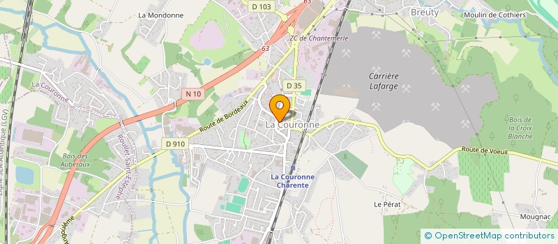 localisation de l'entreprise MONSIEUR FABIEN ROUCHER à LA COURONNE