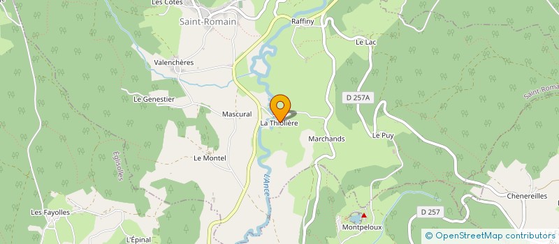 localisation de l'entreprise MONSIEUR FABIEN ROURE  SAINT-ROMAIN