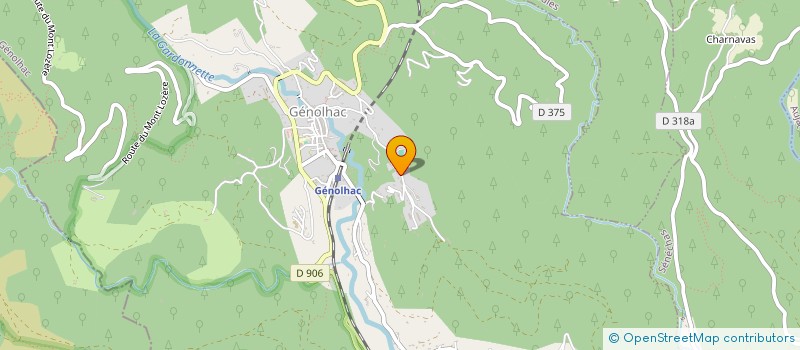 localisation de l'entreprise MONSIEUR FABIEN ROUSSEL  GENOLHAC