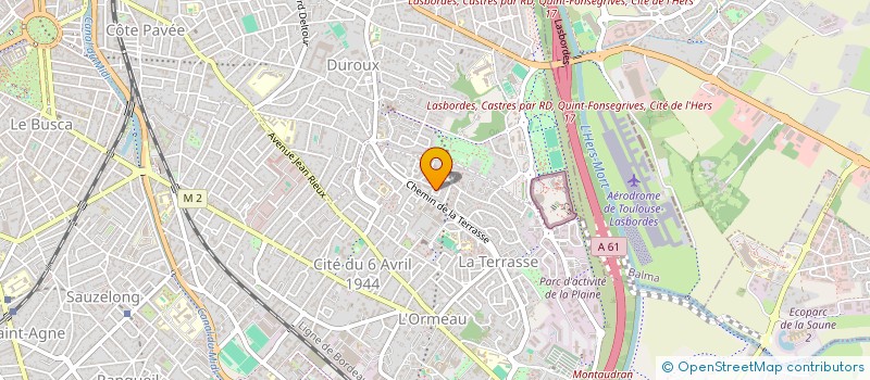 localisation de l'entreprise MONSIEUR FABIEN ROUSSEL à TOULOUSE