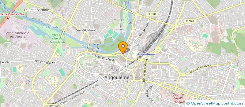 localisation de l'entreprise MONSIEUR FABIEN ROUSSELLE à ANGOULEME
