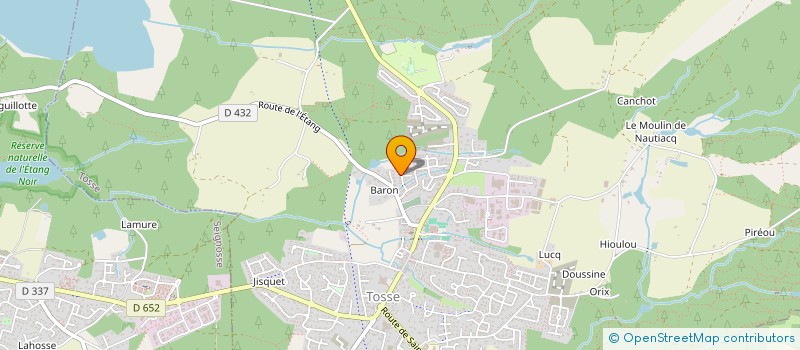 localisation de l'entreprise MONSIEUR FABIEN ROUSSELLE  TOSSE