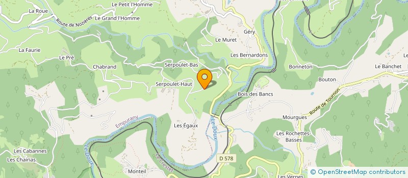 localisation de l'entreprise MONSIEUR FABIEN ROUSSET à EMPURANY