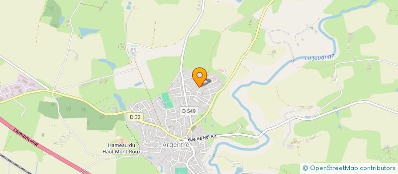 localisation de l'entreprise MONSIEUR FABIEN ROUSSET  ARGENTRE