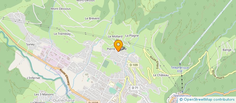 localisation de l'entreprise MONSIEUR FABIEN ROUX à UGINE
