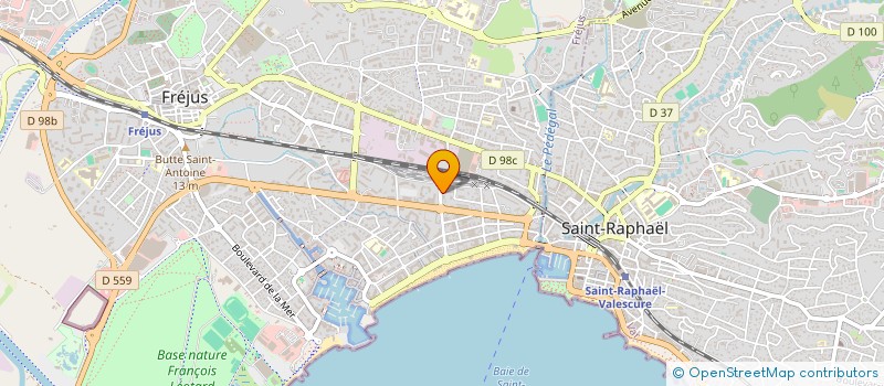 localisation de l'entreprise MONSIEUR FABIEN ROUX à FREJUS