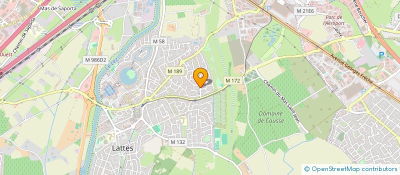 localisation de l'entreprise MONSIEUR FABIEN ROUX à LATTES