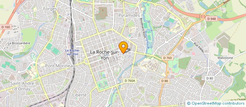 localisation de l'entreprise MONSIEUR FABIEN ROY à LA ROCHE-SUR-YON