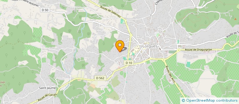 localisation de l'entreprise MONSIEUR FABIEN RUCH  LORGUES