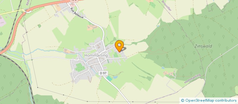 localisation de l'entreprise MONSIEUR FABIEN RUFFIN  HOMMARTING