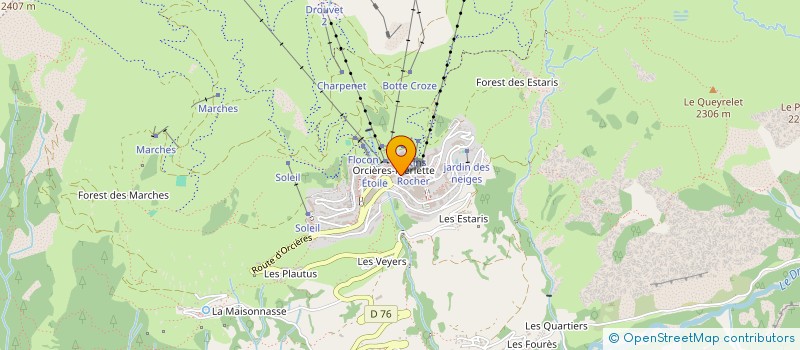 localisation de l'entreprise MONSIEUR FABIEN SABATIER  ORCIERES