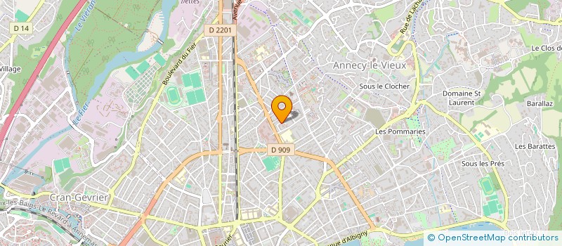 localisation de l'entreprise MONSIEUR FABIEN SABATINI à ANNECY