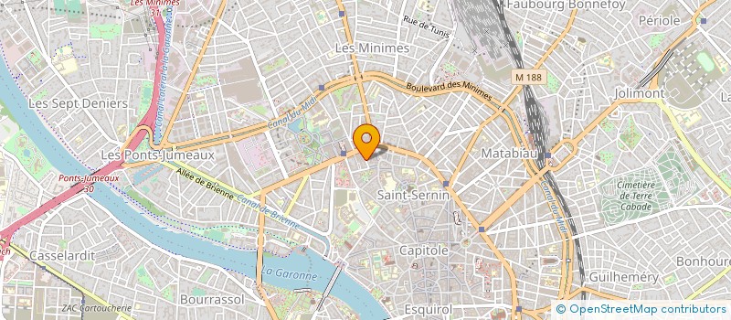 localisation de l'entreprise MONSIEUR FABIEN SACCHIERO à TOULOUSE