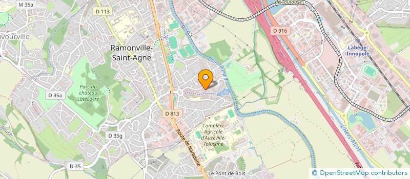 localisation de l'entreprise MONSIEUR FABIEN SAINTE-ROSE FRANCHINE  RAMONVILLE-SAINT-AGNE