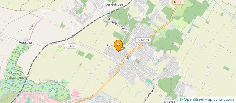 localisation de l'entreprise MONSIEUR FABIEN SALMON  MEDIS