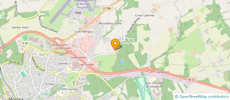 localisation de l'entreprise MONSIEUR FABIEN SALOU  MORLAIX