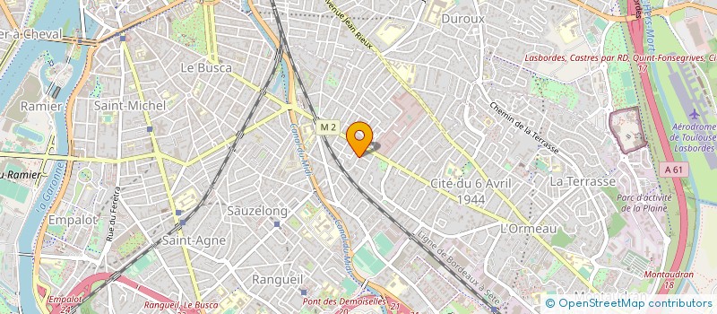 localisation de l'entreprise MONSIEUR FABIEN SANCHEZ à TOULOUSE