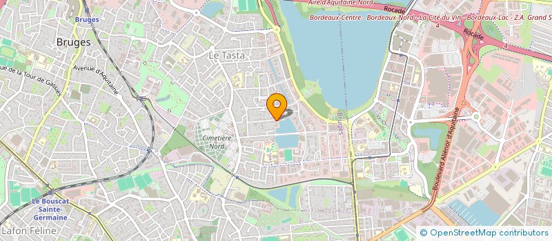 localisation de l'entreprise MONSIEUR FABIEN SAUMON  BRUGES