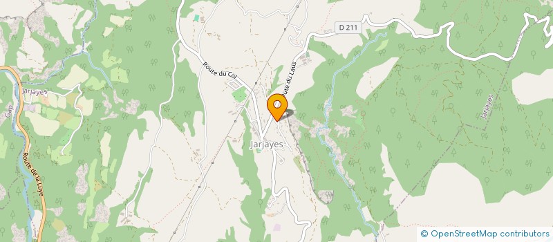 localisation de l'entreprise MONSIEUR FABIEN SAUNIER  JARJAYES