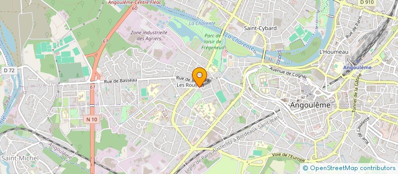 localisation de l'entreprise MONSIEUR FABIEN SAUNIER à ANGOULEME