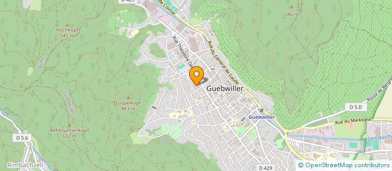 localisation de l'entreprise MONSIEUR FABIEN SCATTON  GUEBWILLER