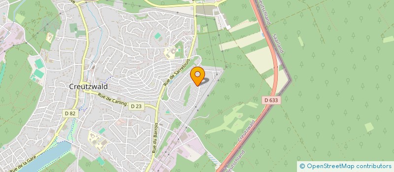 localisation de l'entreprise MONSIEUR FABIEN SCHLICHTER  CREUTZWALD