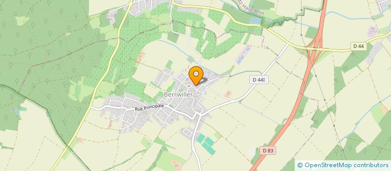 localisation de l'entreprise MONSIEUR FABIEN SCHMITT  BERRWILLER