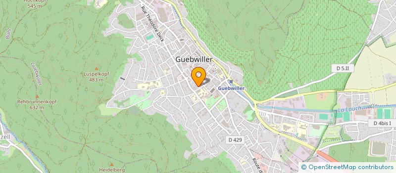 localisation de l'entreprise MONSIEUR FABIEN SCHMITT  GUEBWILLER