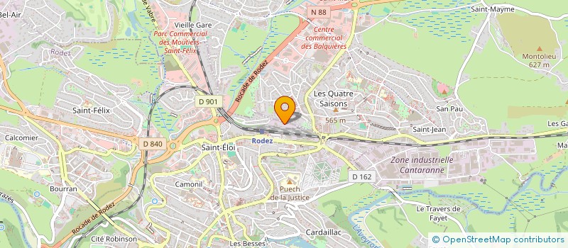 localisation de l'entreprise MONSIEUR FABIEN SCHNEIDER  RODEZ