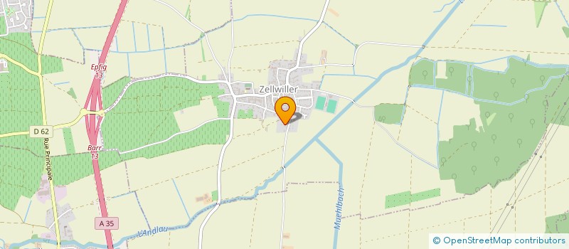 localisation de l'entreprise MONSIEUR FABIEN SCHOCH  ZELLWILLER